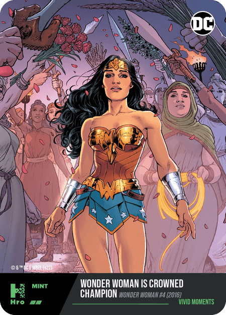 Wonder Woman is crowned Champion - Wonder Woman #4 (2016) VIVID MOMENTS HRO Chapter 2 BLACK ADAM Physical & Digital Uncommon