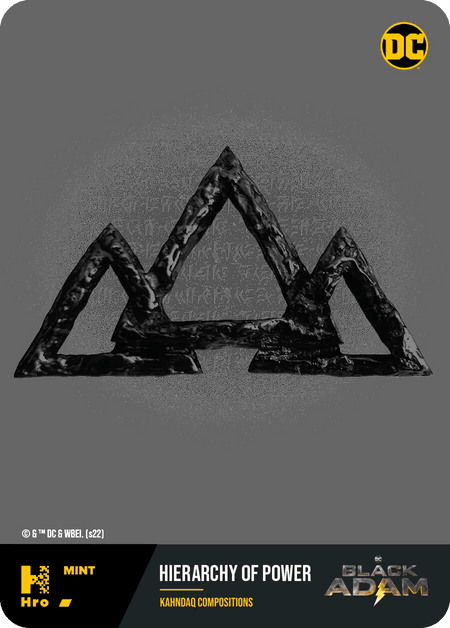 Hierarchy of Power KAHNDAQ COMPOSITIONS HRO CHAPTER 2 BLACK ADAM LIMITED EDITION Common
