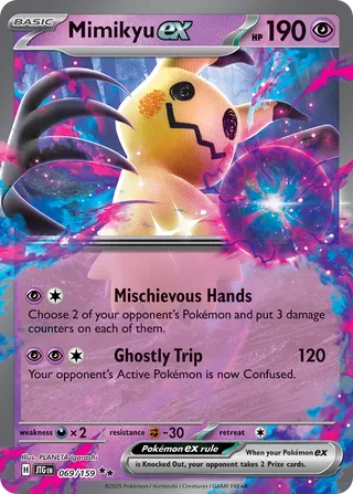 069/159 JTG-ENG Journey Together Mimikyu ex Double Rare