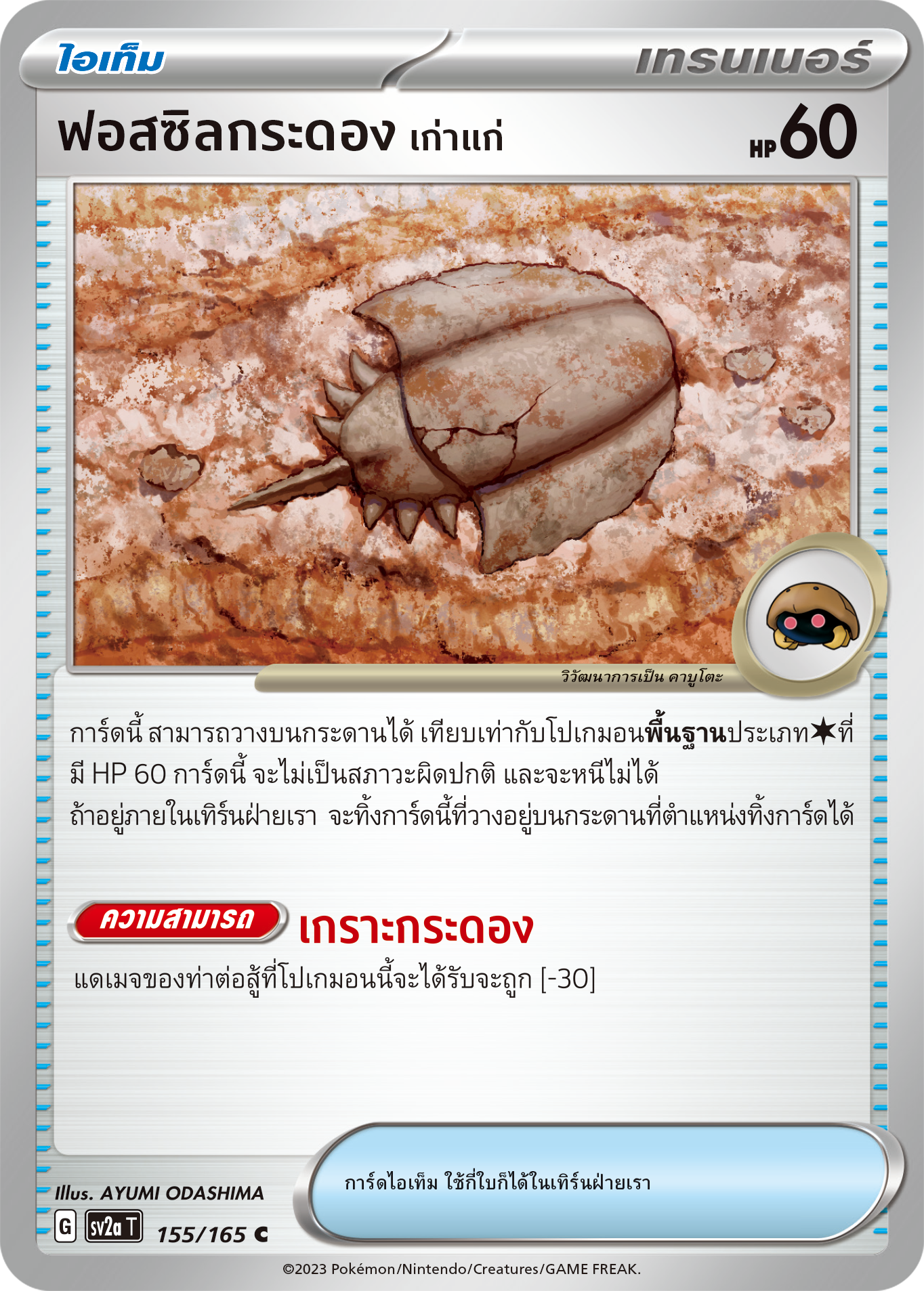 155/165 SV2a T 151 Ancient shell fossil (C)