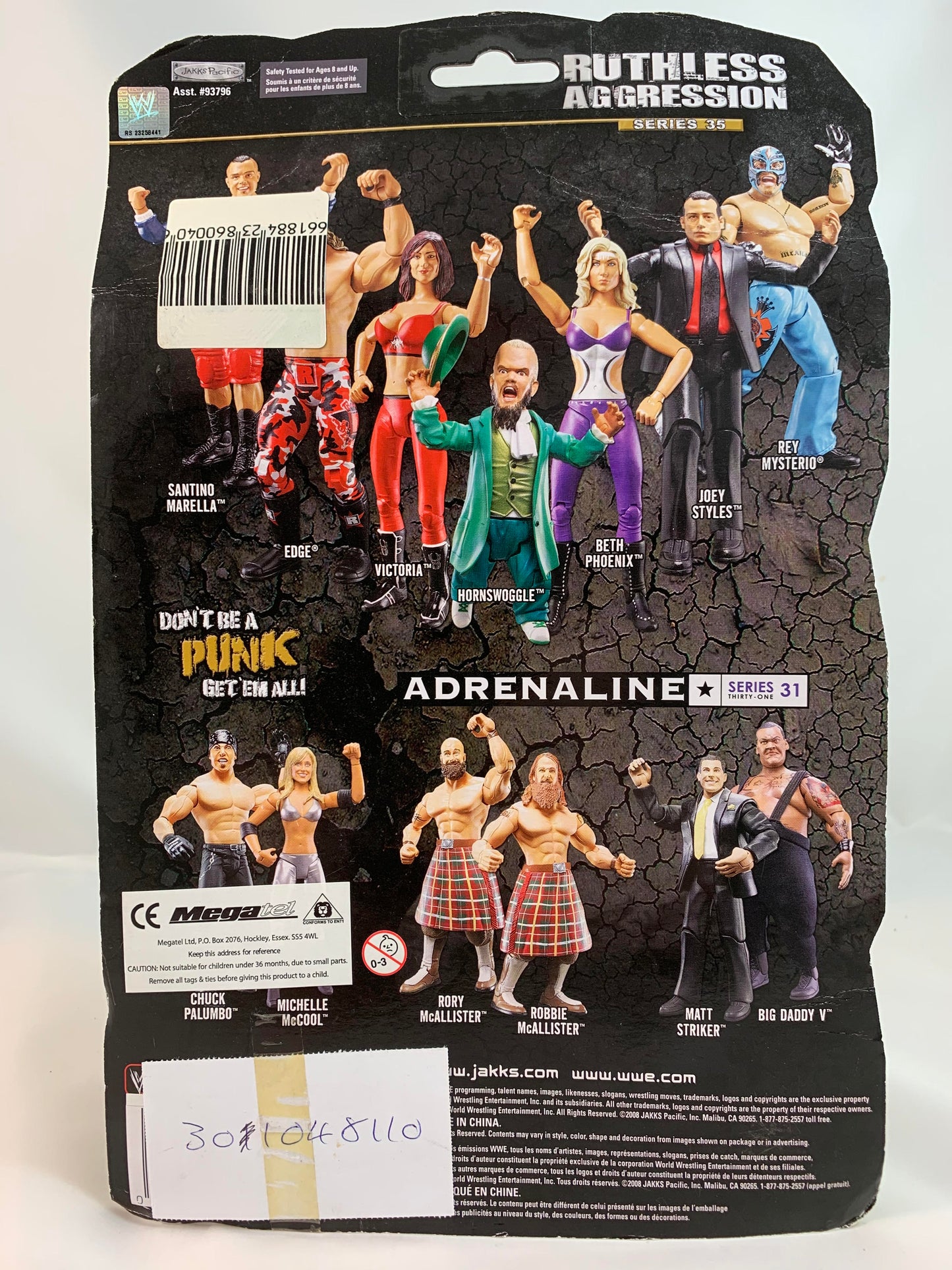 Jakks Pacific Ruthless Aggression Series 35 Santino Marella MIB - Action Figure