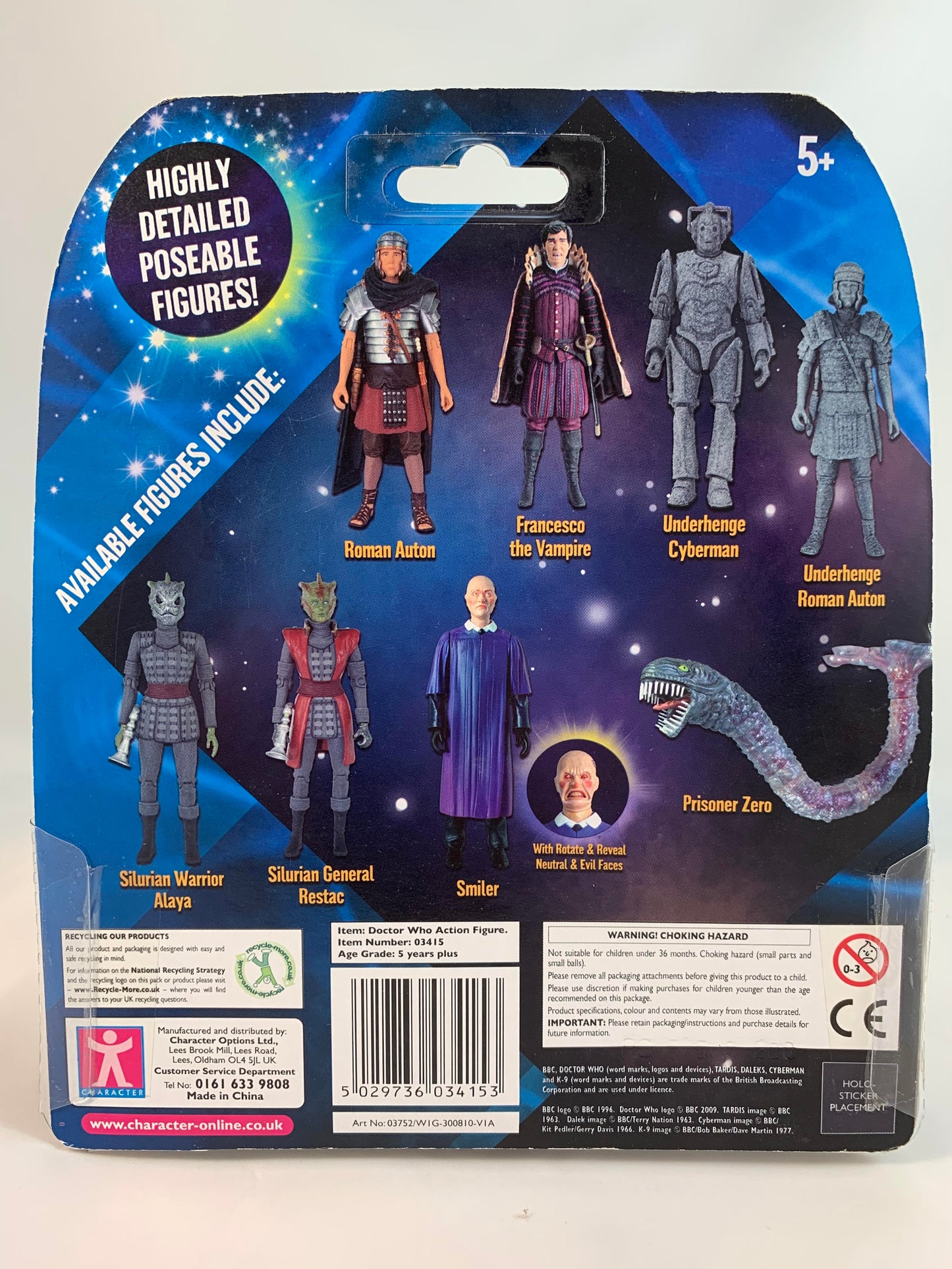 2010 Character Options Dr Who Series 5 Underhenge Cyberman MOC - Action Figure