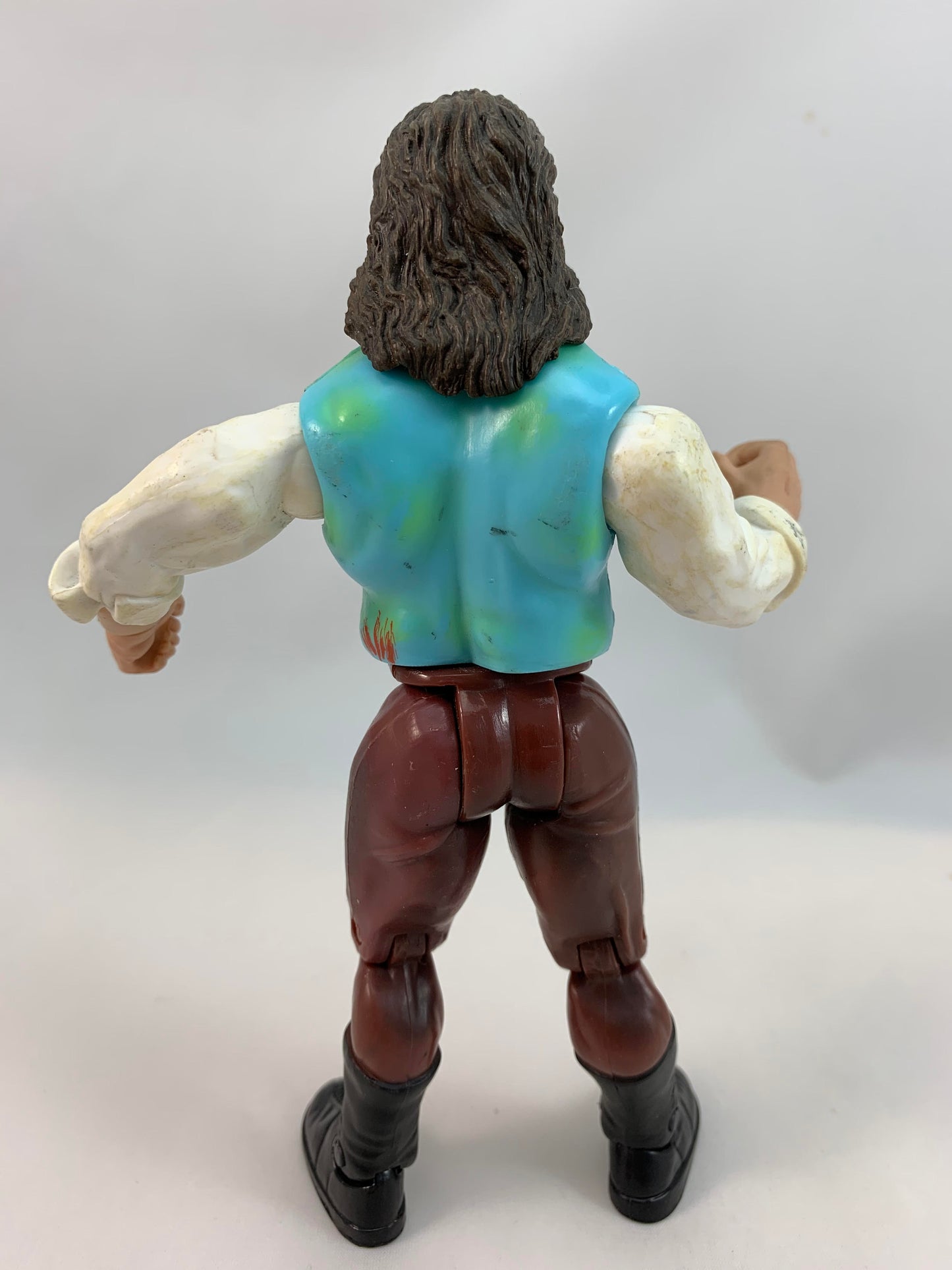 Jakks Pacific Dude Love Mick Foley Titan Tron 1999- Blue Shirt Whit Sleeves Very Rare - Loose Action Figure