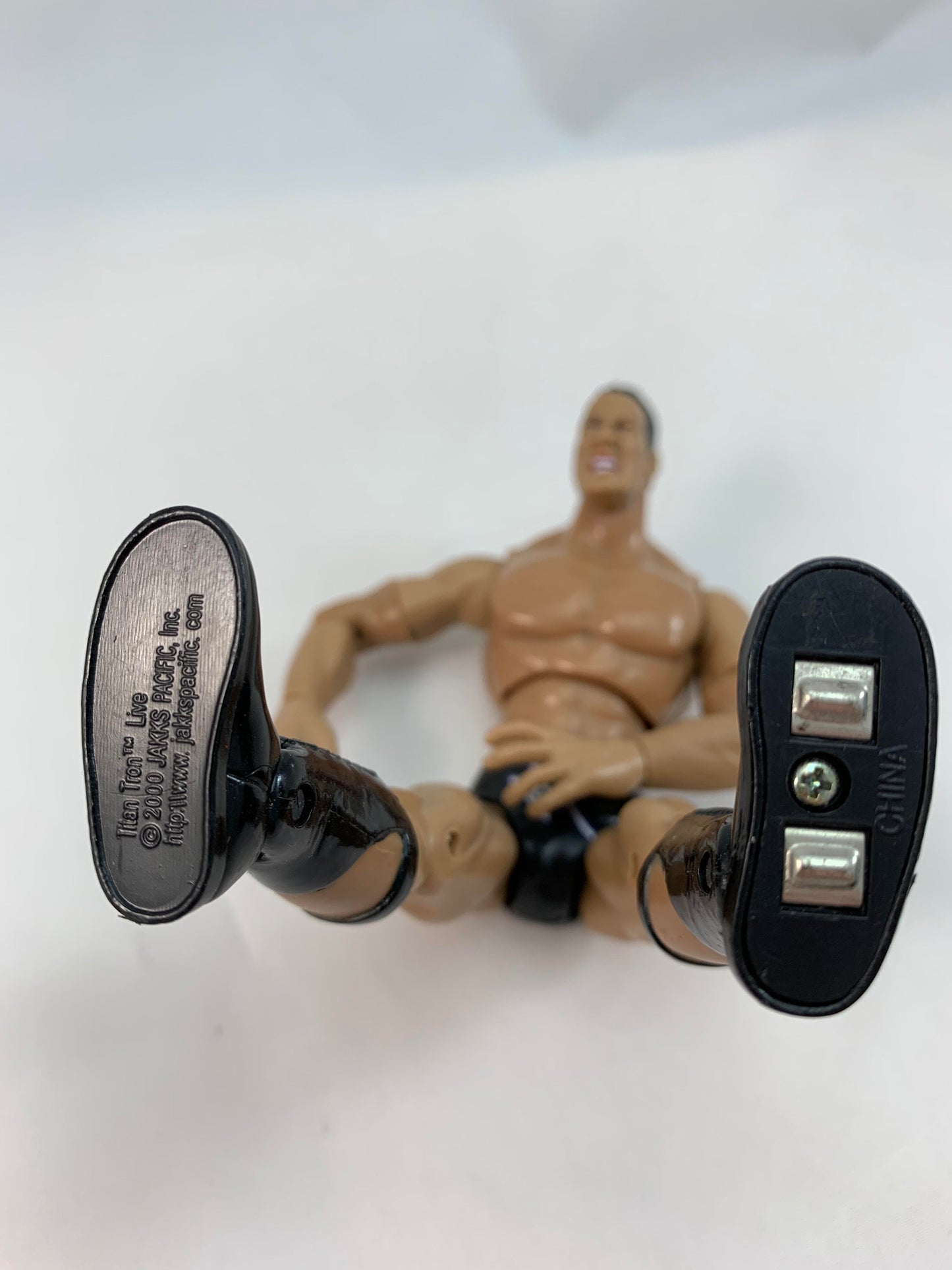 Jakks Pacific Titan Tron Live 2000 The Rock - Loose Action Figure