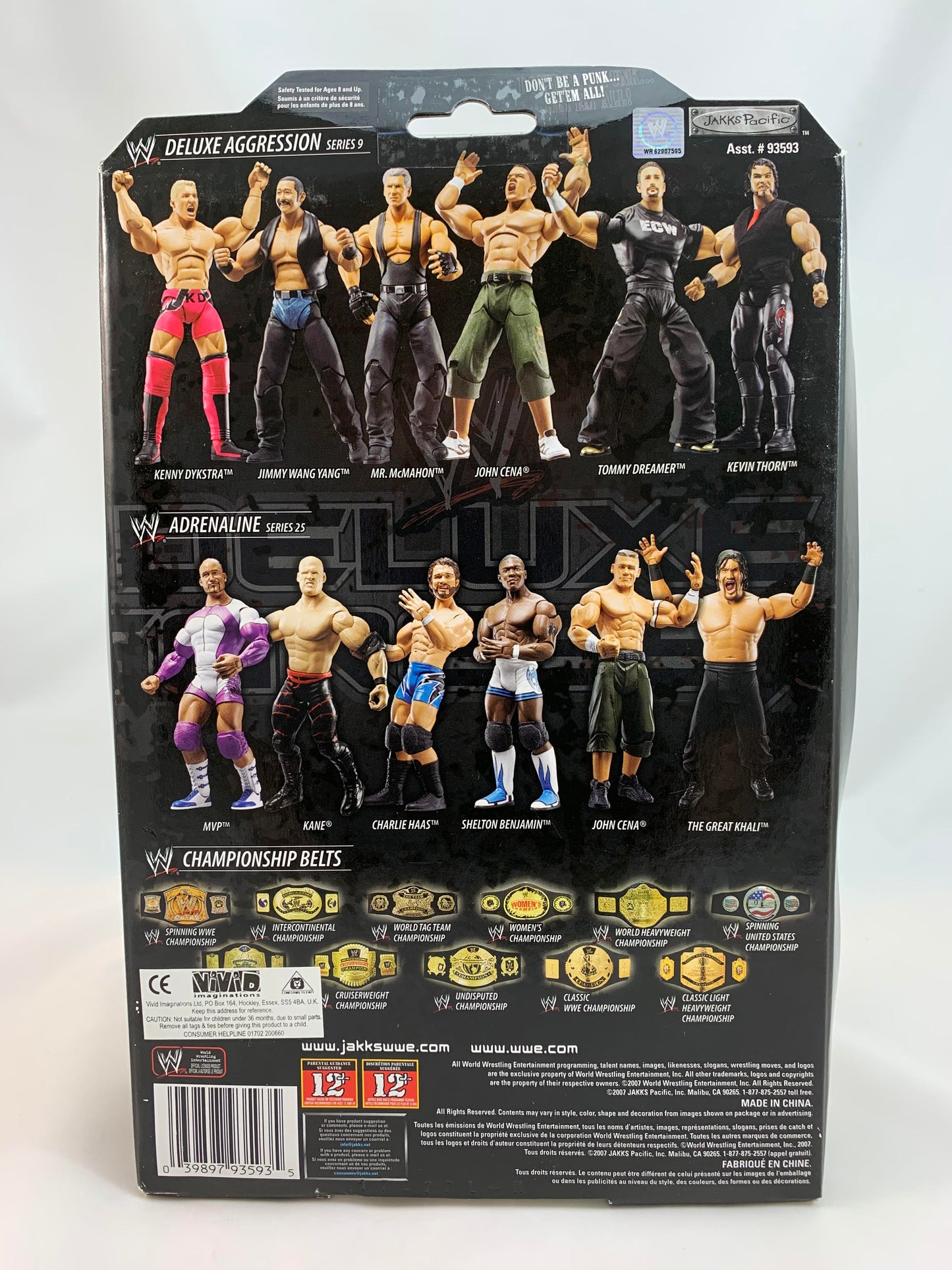 Jakks Pacific Deluxe Aggression Series 9 Jimmy Wang Yang - Action Figure