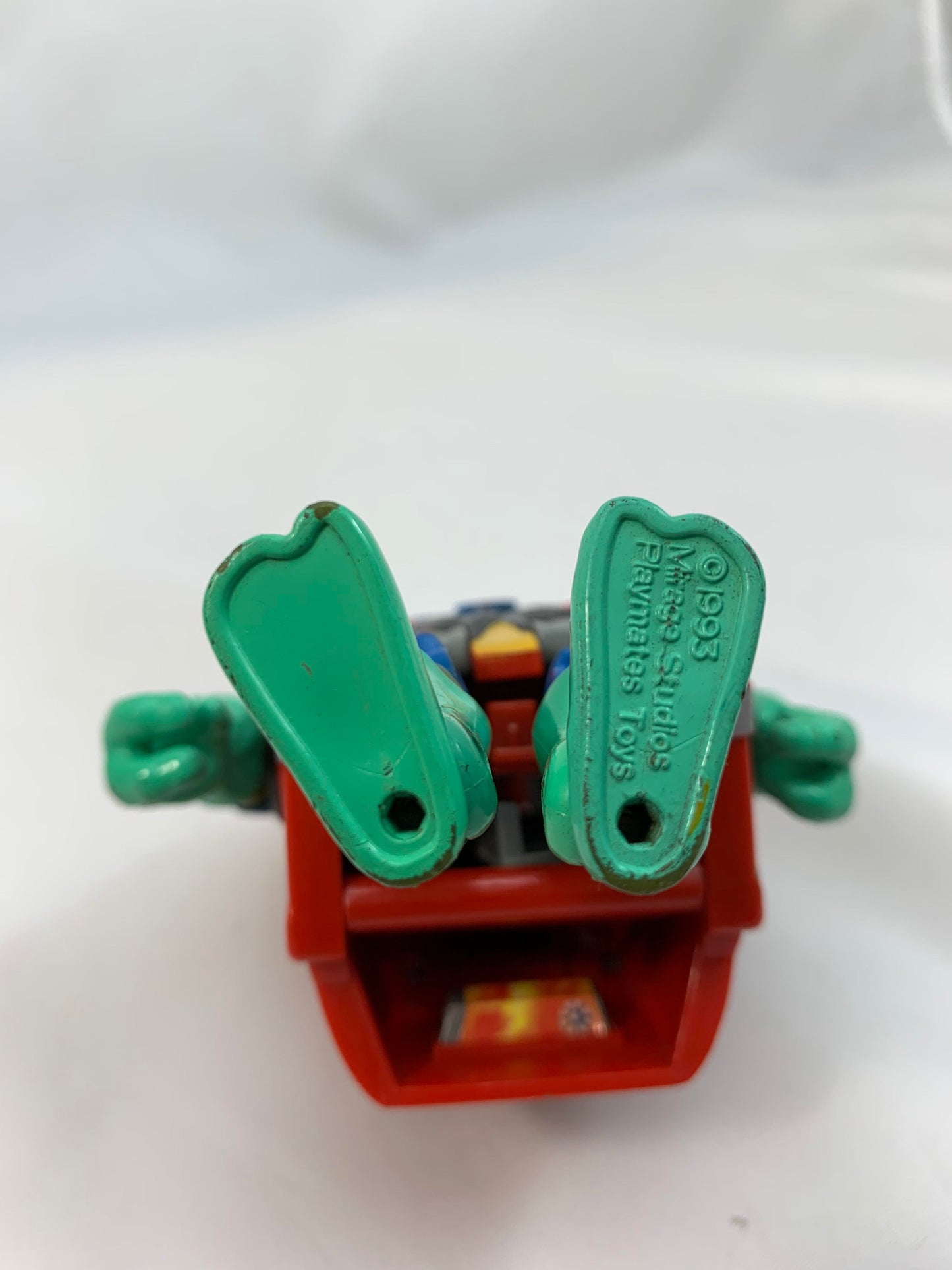 Playmates Teenage Mutant Ninja Turtles TMNT Road Ready Leonardo 1993 - Loose