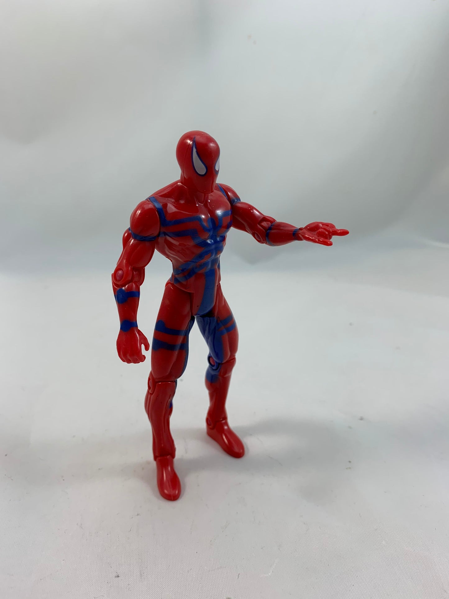 Toybiz Marvel Night Shadow Red & blue suit Spider-Man 1995 - Loose
