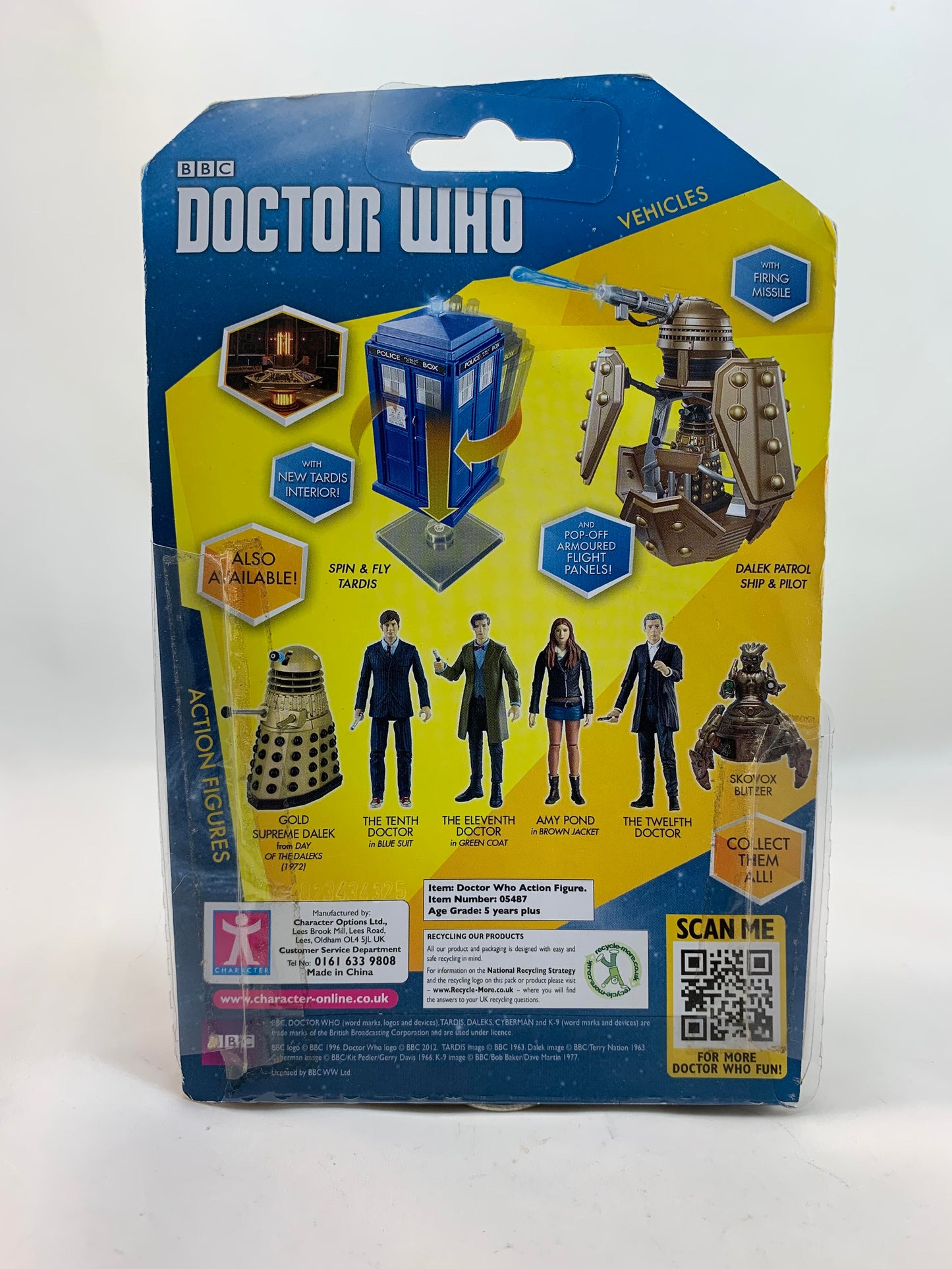 Character Options MOC Doctor Dr.Who Wave 3,The Twelfth Doctor , Series 8 2015 - Loose