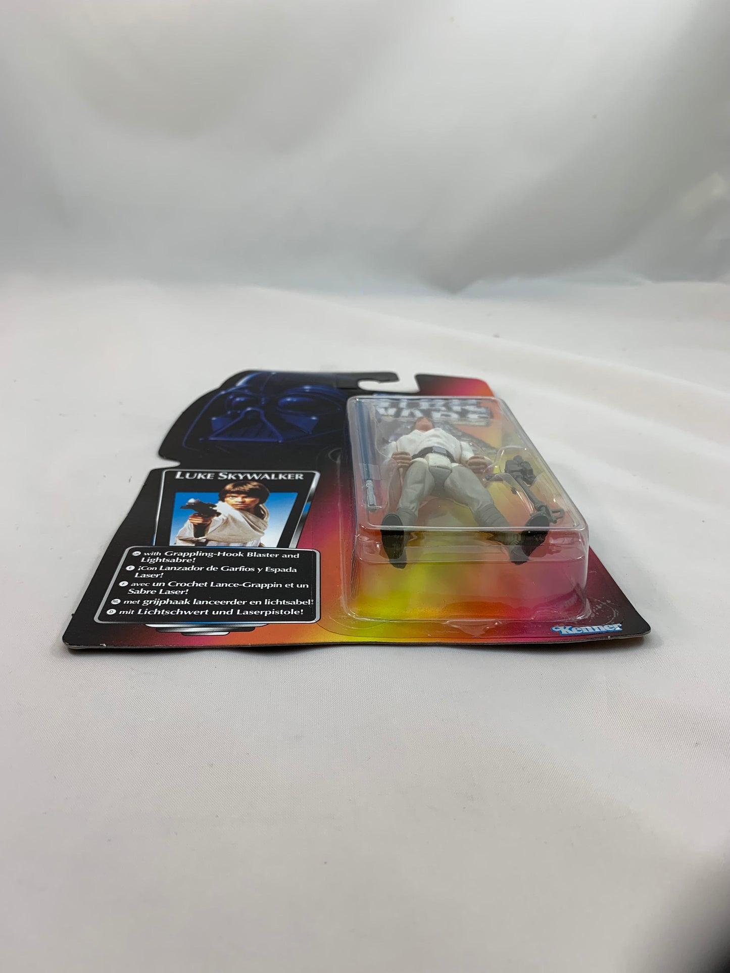 Kenner Hasbro Red Card Tri Logo Star Wars Power Of The Force 2 Luke Skywalker 1995 - MOC