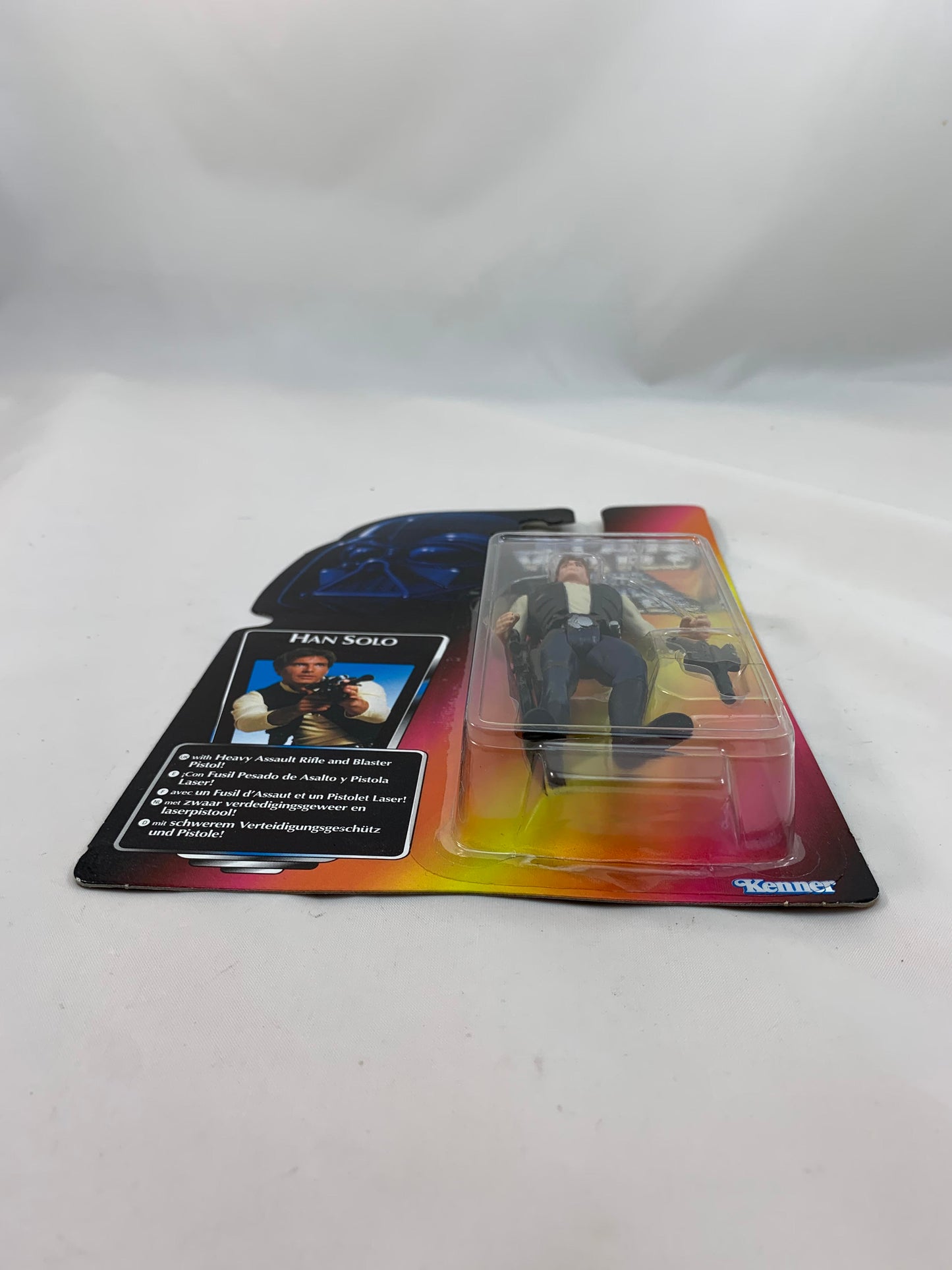 Kenner Hasbro Red Card Star Wars Tri Logo POTF2 Power Of The Force 2 Han Solo - MOC