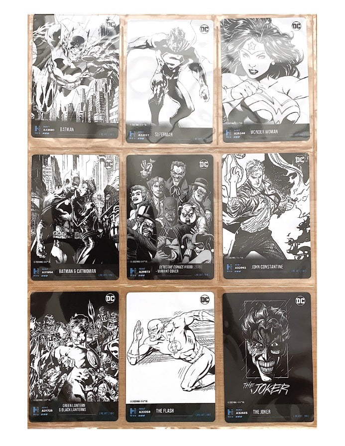 Hro Cards Chapter 1 Superior LINE ART INKS (Unscanned) -