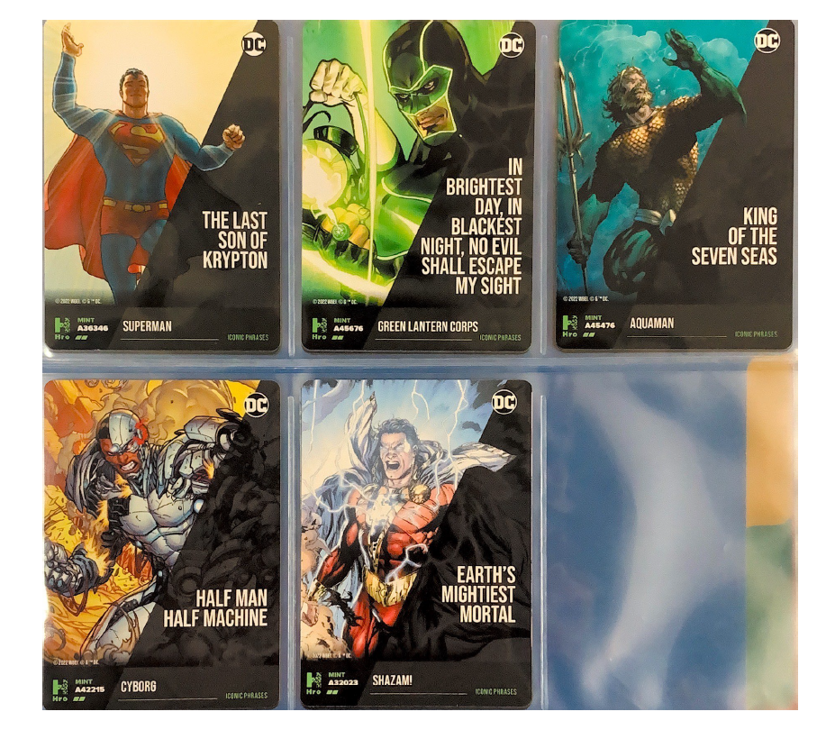 HRO Chapter 1 Uncommon Set - ICONIC PHRASES (unscanned) - Collectible Trading Cards