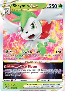 Shaymin VSTAR 173/172 Brilliant Stars - Ultra Rare Pokemon Card