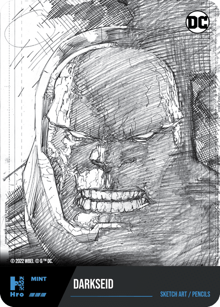 DC UNLOCK THE MULTIVERSE - CHAPTER 1 SKETCH ART/ PENCILS Adarkseid Superior