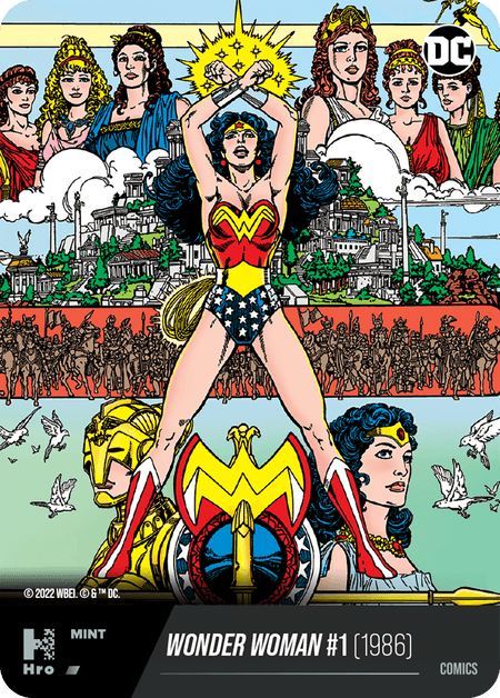 A1 - A51546 DC UNLOCK THE MULTIVERSE - CHAPTER 1 COMIC COVERS Wonder Woman #1 (1986) Common