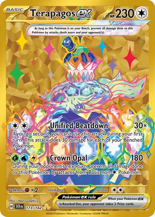 173/142 SCR Stellar Crown Terapagos ex Hyper Rare