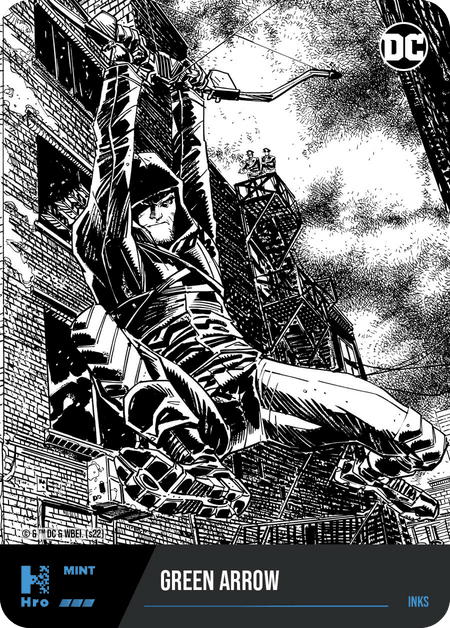 Green Arrow LINE ART/INKS HRO CHAPTER 2  BLACK ADAM Superior