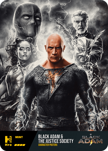 Black Adam & The Justice Society CHARACTER POSTERS HRO CHAPTER 2  BLACK ADAM Epic