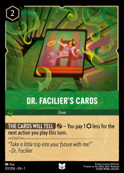 Dr. Facilier's Cards Disney Lorcana First Chapter Uncommon 101/204