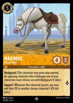 Maximus - Palace Horse Disney Lorcana First Chapter Super Rare 010/204