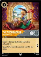 11/204 Disney Lorcana Archazia’s Island The Troubadour - Musical Narrator Uncommon