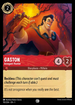 Gaston - Arrogant Hunter Disney Lorcana First Chapter Common 110/204