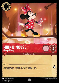 Minnie Mouse - Always Classy Disney Lorcana First Chapter Common  116/204