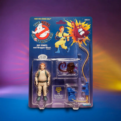 HASBRO GHOSTBUSTERS KENNER CLASSICS RAY STANTZ AND WRAPPER GHOST RETRO ACTION FIGURE