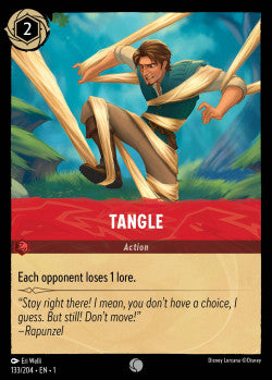 Tangle Disney Lorcana First Chapter Common  133/204 FOIL