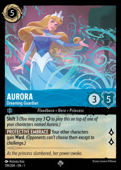 Aurora - Dreaming Guardian Disney Lorcana First Chapter Super Rare 139/204
