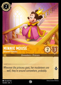 013/204 Minnie Mouse - Beloved Princess Disney Lorcana First Chapter Common