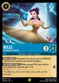 Belle - Strange but Special Disney Lorcana First Chapter Legendary 142/204