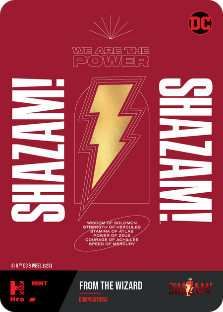 A1- A188535 CHAPTER 3 - 'SHAZAM! FURY OF THE GODS' LIMITED EDITION  From the wizard Common