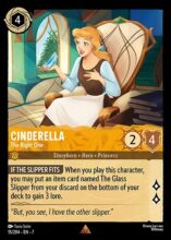 15/204 Disney Lorcana Archazia’s Island Cinderella - The Right One Rare