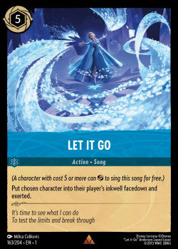 Let It Go Disney Lorcana First Chapter Rare 163/204