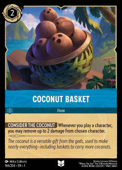 Coconut Basket Disney Lorcana First Chapter Uncommon 166/204