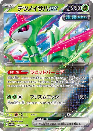 016/071 JAPANESE Iron Leaves ex Cyber Judge Double Rare