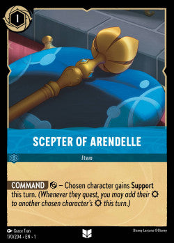 Scepter Of Arendelle Disney Lorcana First Chapter Uncommon 170/204