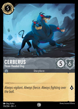 Cerberus - Three-Headed Dog Disney Lorcana First Chapter Common 176/204