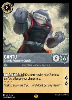 178/204 Gantu - Federation Captain Disney Lorcana First Chapter Legendary