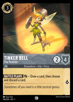 Tinker Bell - Tiny Tactician Disney Lorcana First Chapter Common 194/204