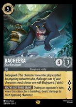 198/204 Disney Lorcana Archazia’s Island Bagheera - Guardian Jaguar Legendary
