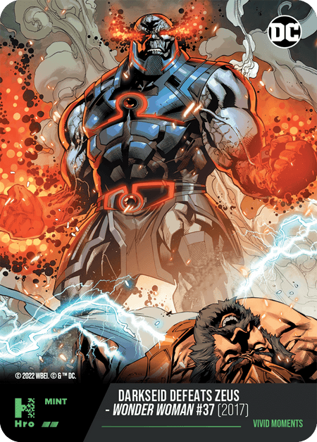 A1 - A46680DC UNLOCK THE MULTIVERSE - CHAPTER 1 ICONIC PHRASES Darkseid Defeats Zeus  - Wonder Woman #37 (2017) Uncommon