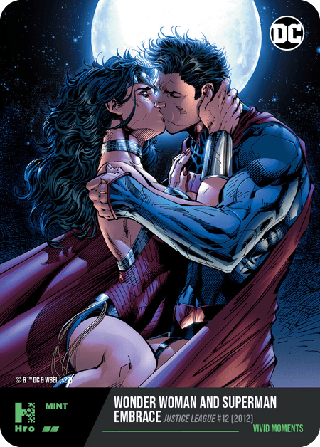 Wonder Woman and Superman Embrace - Justice League #12 (2012) VIVID MOMENTS HRO Chapter 2 BLACK ADAM Physical & Digital Uncommon