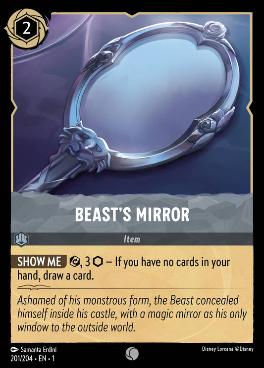 Beast's Mirror Disney Lorcana First Chapter Uncommon 201/204