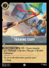204/204 Disney Lorcana Archazia’s Island Training Staff Common