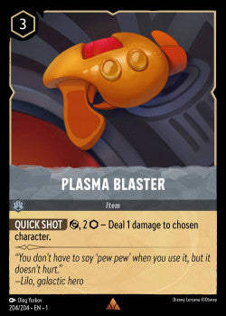 204/204 Plasma Blaster Disney Lorcana First Chapter Rare