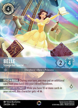 214/204 Belle - Strange but Special Disney Lorcana First Chapter Enchanted