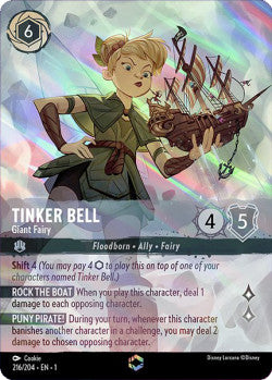 Tinker Bell - Giant Fairy Disney Lorcana First Chapter Enchanted 216/204