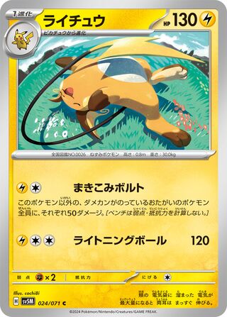 024/071 JAPANESE Raichu Cyber Judge Common